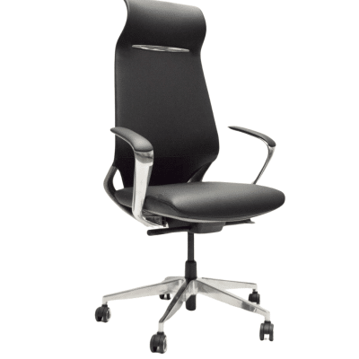 Black leather Luan Executive Chair
